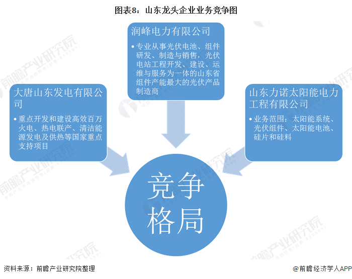 圖表8：山東龍頭企業(yè)業(yè)務(wù)競(jìng)爭(zhēng)圖